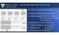 Advance Post Grid/List with custom filtering for Visual Composer