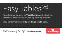 Easy Tables – Table Manager for Visual Composer