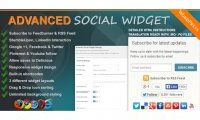 Advanced Social Widget
