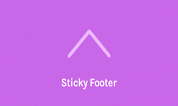 OceanWP - Sticky Footer
