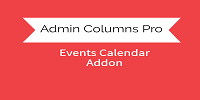 Admin Columns Pro - The Events Calendar  Addon