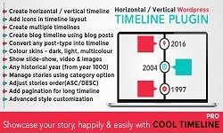 Cool Timeline Pro - WordPress Timeline Plugin