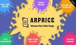 ARPrice - WordPress Pricing Table Plugin