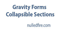Gravity Forms Collapsible Sections