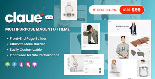 Claue - Clean, Minimal Magento 2 Theme