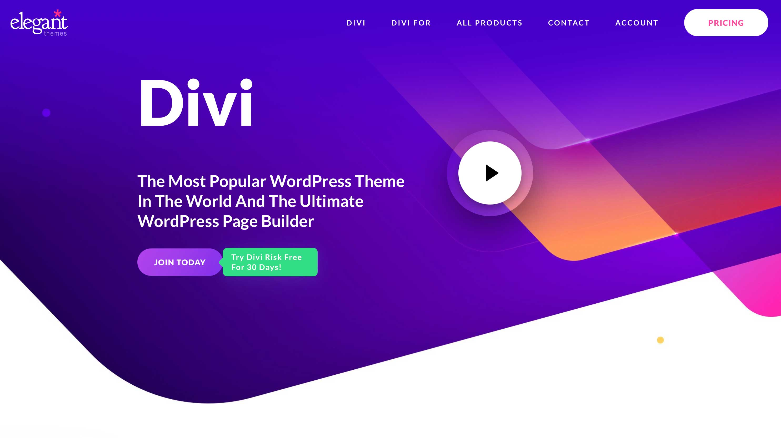 Elegant Themes Divi Wordpress Theme