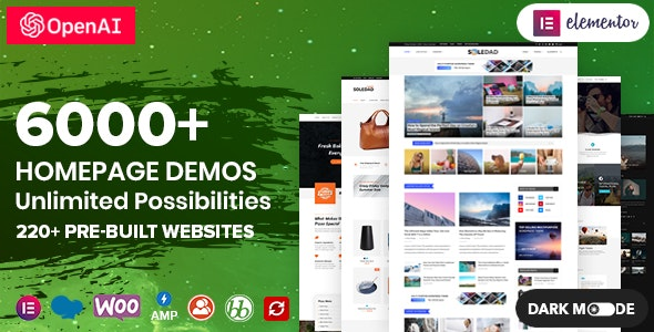 Soledad - Multi-Concept Blog/Magazine/News AMP WordPress Theme