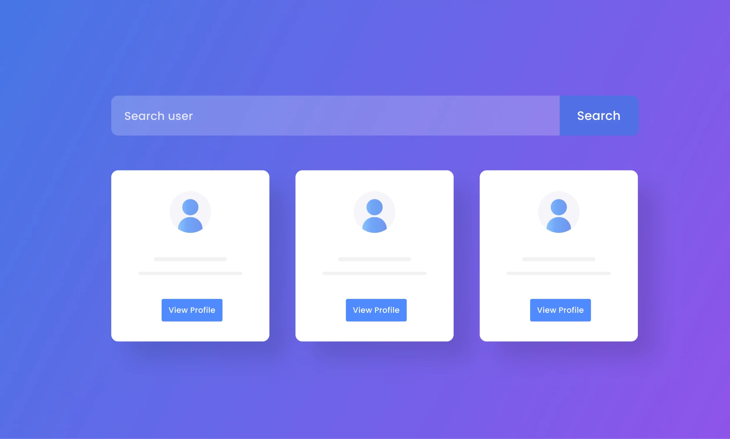 User Registration Frontend Listing