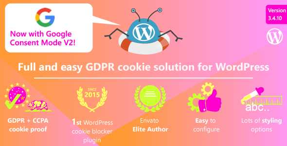 Complete GDPR / AVG Cookie Consent WordPress plugin (WeePie Cookie Allow)