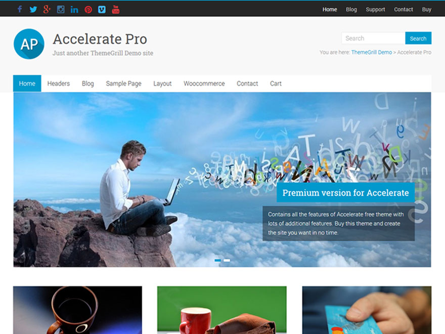 ThemeGrill - Accelerate Pro