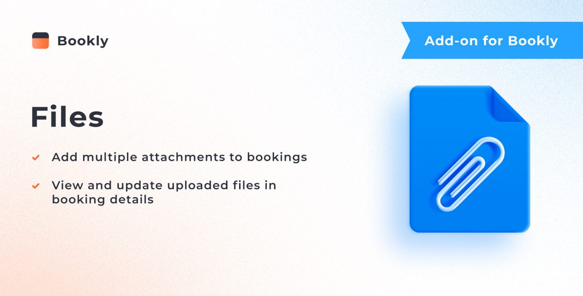 Bookly Files Add-on