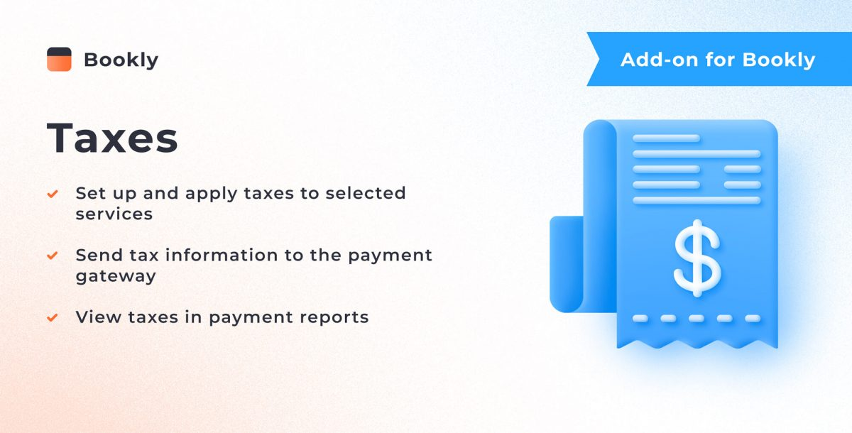 Bookly Taxes Add-on