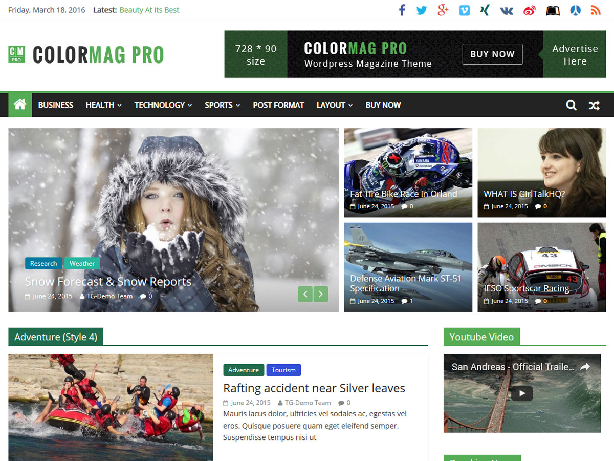 ThemeGrill - ColorMag Pro