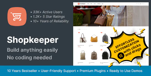 Shopkeeper - eCommerce WP Theme for WooCommerce