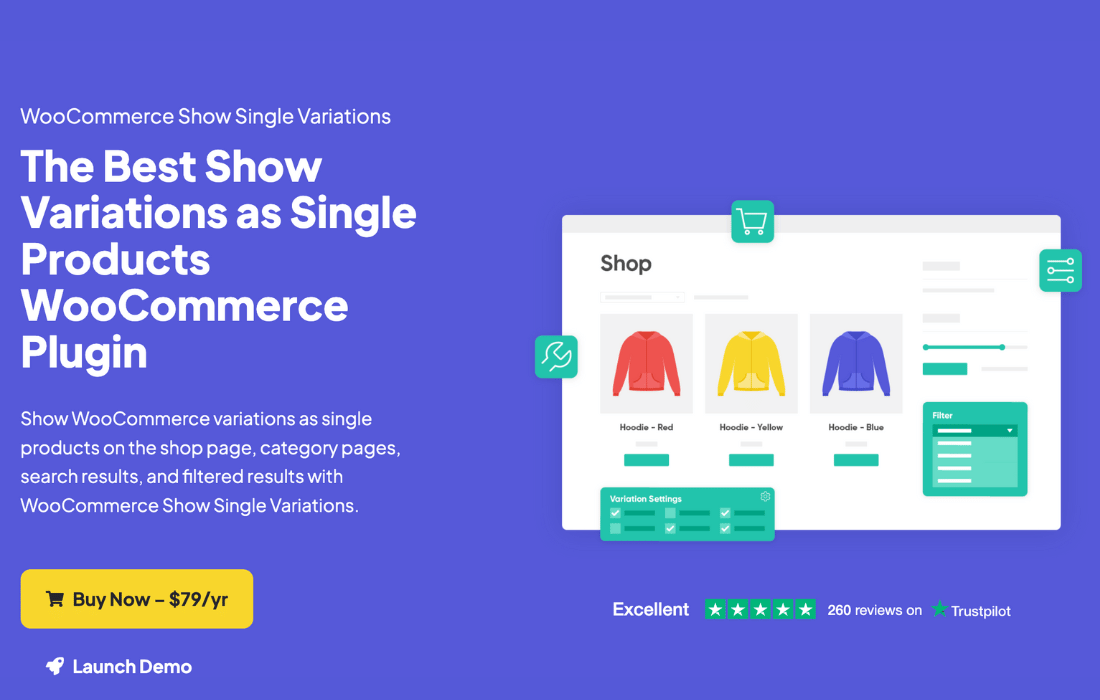 IconicWP WooCommerce Show Single Variations