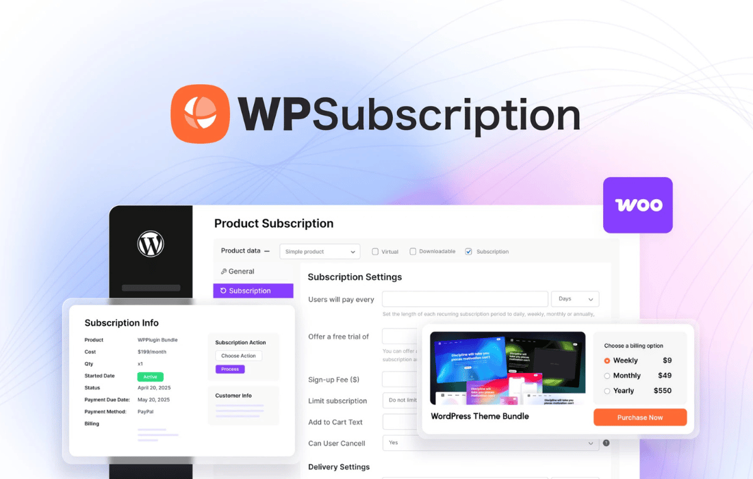 Subscriptions for WooCommerce - Pro